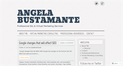 Desktop Screenshot of angelabustamante.com